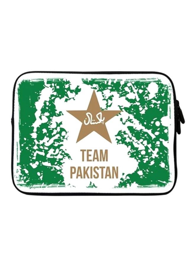 Stylizedd Designer Laptop Sleeve With Strap Team Pakistan - Image 1