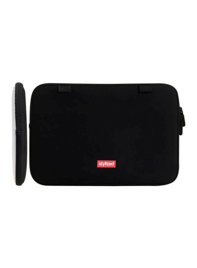 Stylizedd - Designer Laptop Sleeve With Strap Albanian Eagle - Image 1