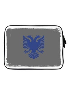 Designer Laptop Sleeve With Strap Albanian Eagle