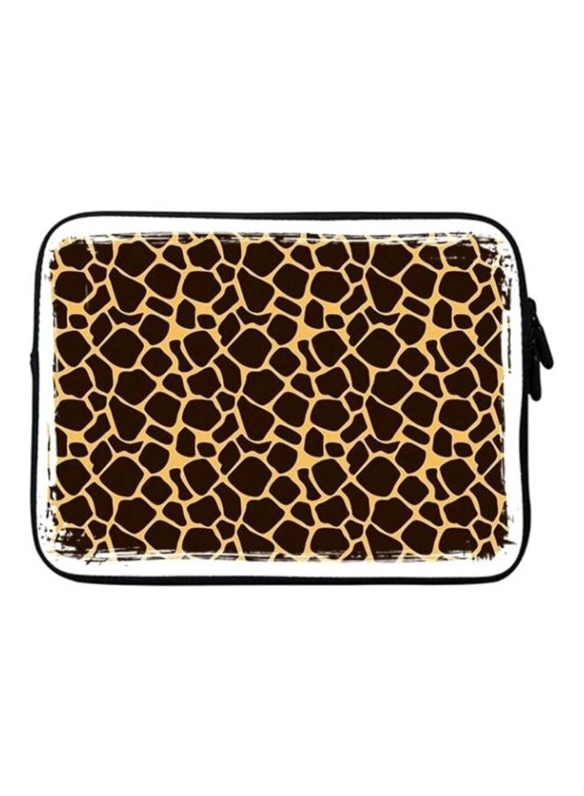 Stylizedd Designer Laptop Sleeve With Strap Giraffe Skin - Image 1