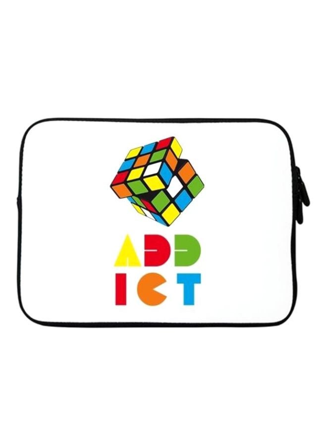 Stylizedd Designer Laptop Sleeve With Strap Rubiks Addict  - Image 1