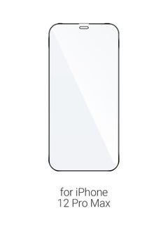 Generic Tempered Glass Screen Protector For Apple iPhone 12 Pro Max Black  - Image 4