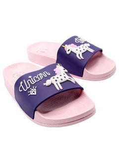 Unicorn Slip On Slide Slipper Purple