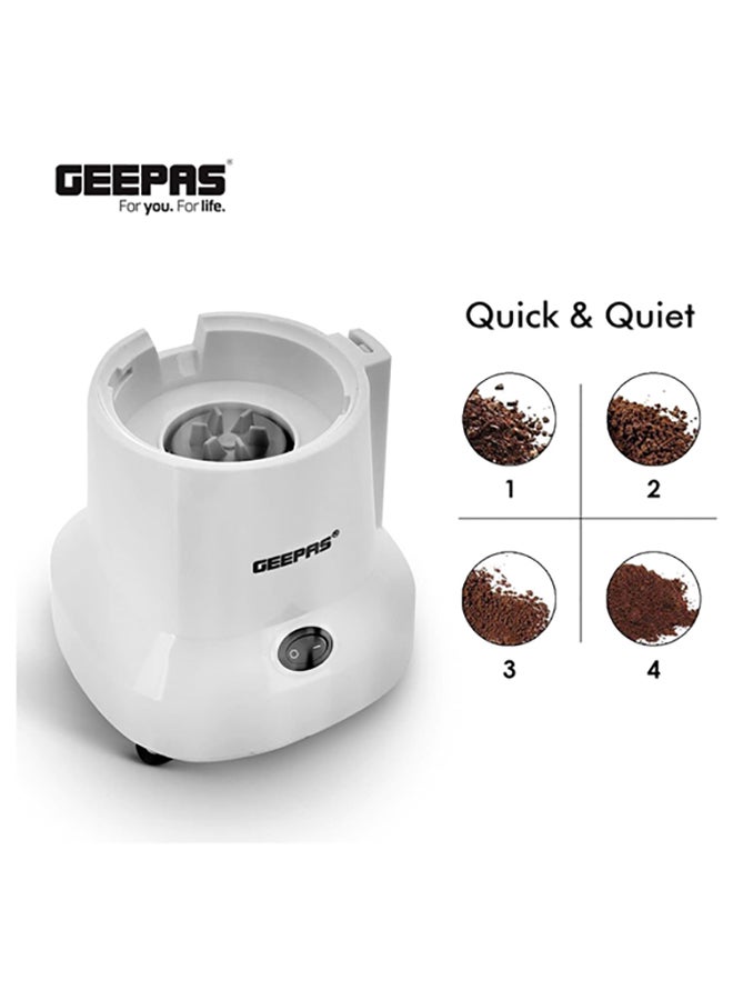 جيباس مطحنة قهوة 300.0 ml 450.0 W GCG6105 أبيض/فضي  - Image 3