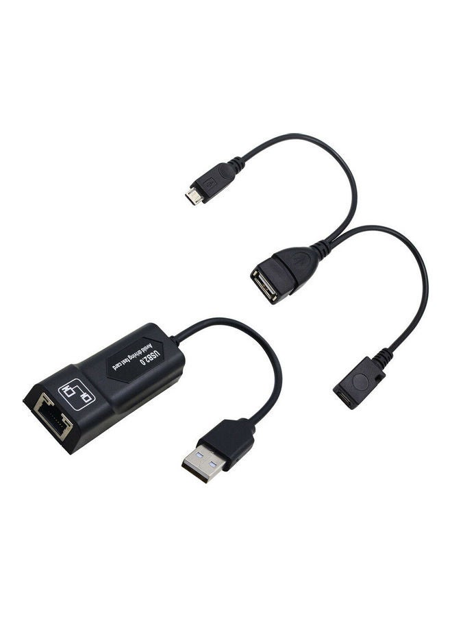 Buffering Reducing LAN Ethernet Adapter for AMAZON FIRE TV 3 or STICK GEN 2 black  - Image 2