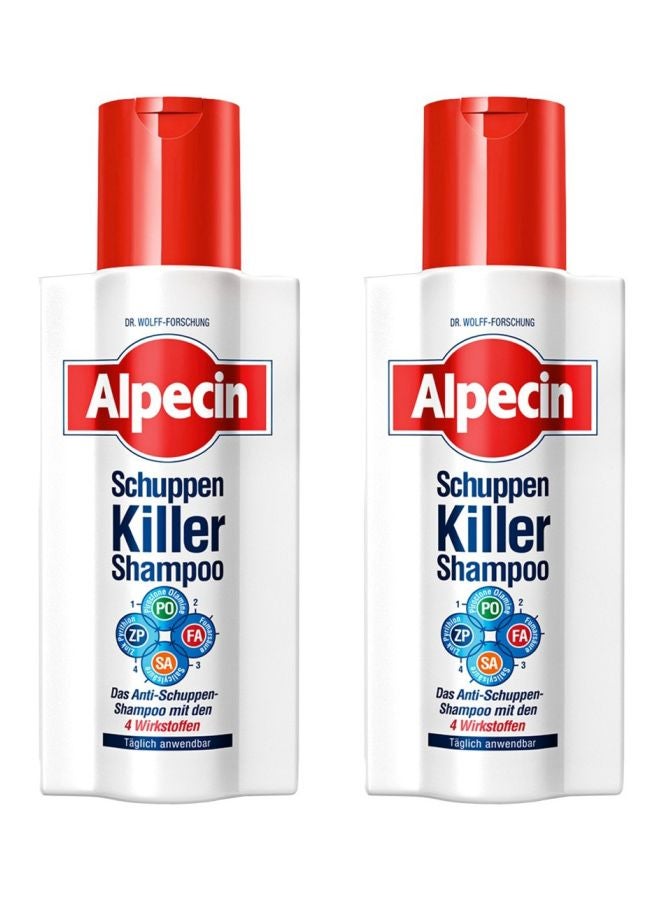 Alpecin - Pack Of 2  Schuppen Killer Shampoo 250ml - Image 1