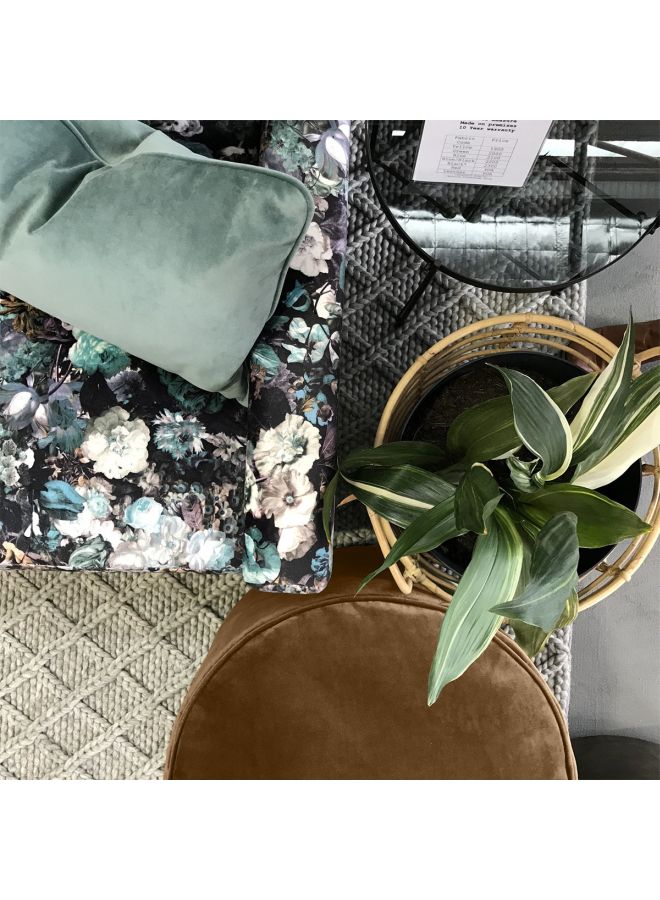 ريغال إن هاوس مقعد بوف أسطواني بني 100x20سم - Image 4