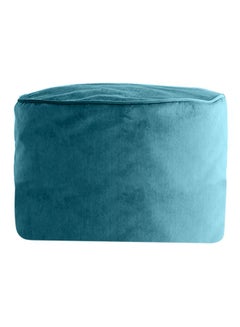 REGAL IN HOUSE Cylindrical Pouf Turquoise 60x40cm  - Image 1