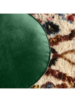 REGAL IN HOUSE Solid Cylindrical Pouf Green 100x40cm  - Image 3