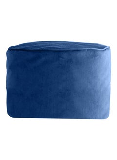 REGAL IN HOUSE Solid Cylindrical Pouf Dark Blue 60x40cm  - Image 1