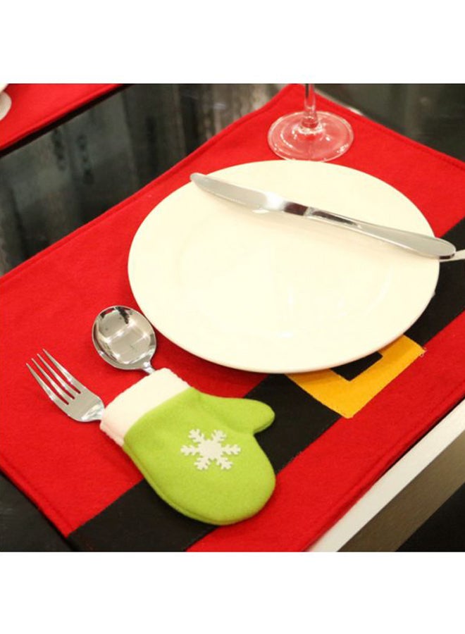 Beauenty Decorative Tablemat With Glove Red/Yellow/White 45x34cm - Image 2