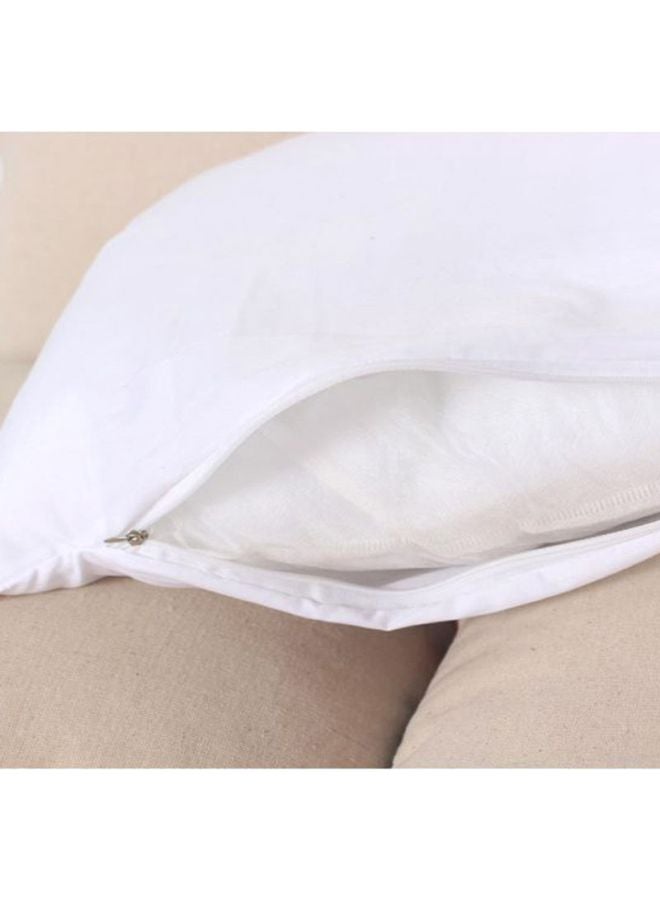 REGAL IN HOUSE Eid Mubarak Mosque Printed Throw Pillow White/Yellow/Red 40x40cm  - Image 2