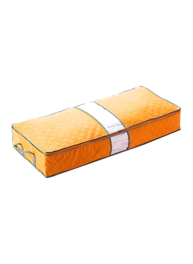 Bluelans Duvet Storage Bag Orange 39x12x86cm