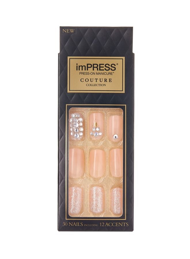 30-Piece Impress False Nails Set Peach - v1603285716/N40392536A_1