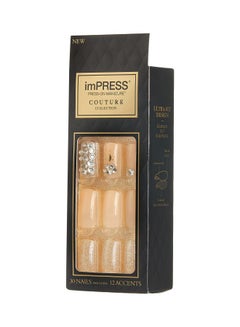 KISS 30-Piece Impress False Nails Set Peach  - Image 2
