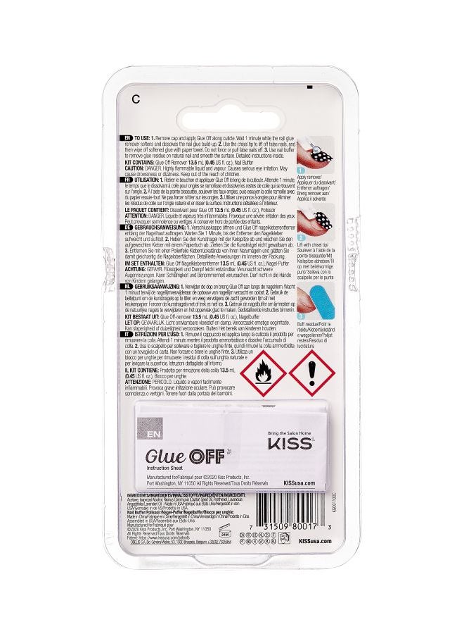 KISS Glue Off False Nail Remover Clear  - Image 3