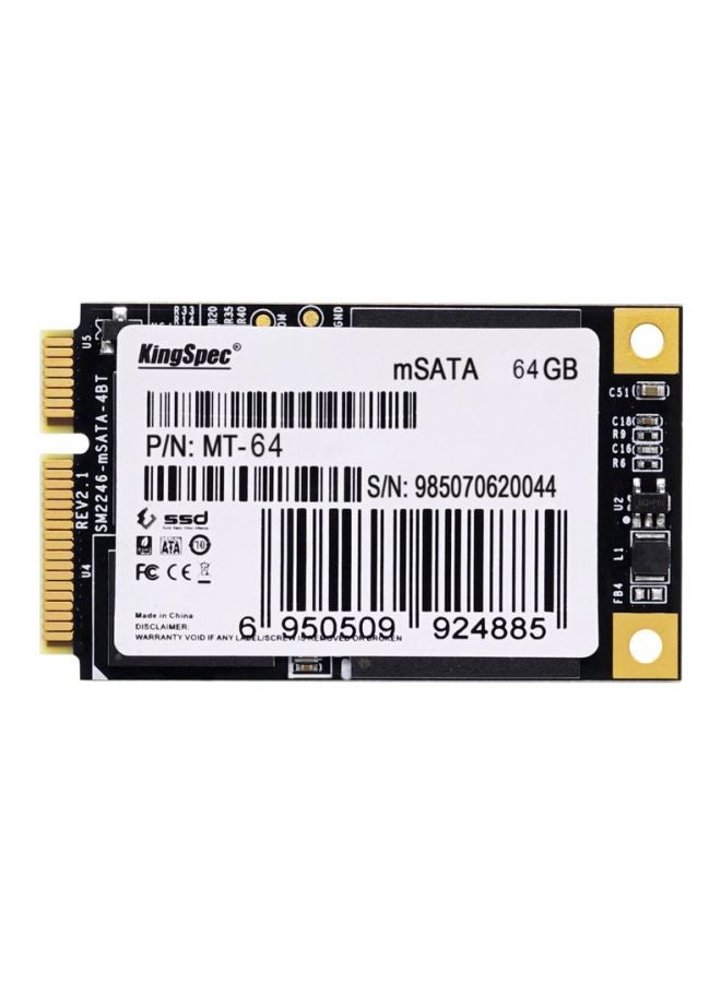 KingSpec - mSATA Mini PCI-E MLC Digital Flash Solid State Drive Black/Gold/Silver - Image 1