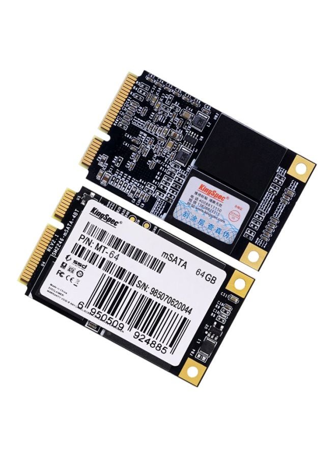 KingSpec - mSATA Mini PCI-E MLC Digital Flash Solid State Drive Black/Gold/Silver - Image 1