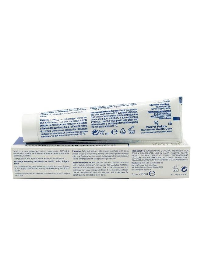 ELGYDIUM - Whitening Toothpaste White 75ml - Image 1