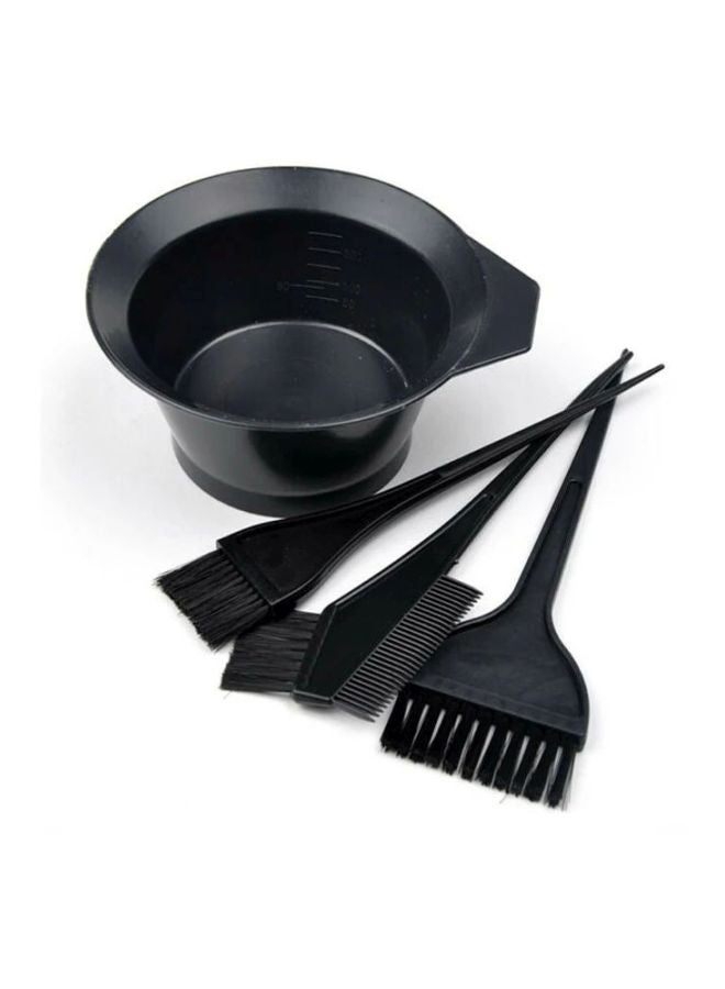4-Piece Hair Colouring Tool Set Black - Image 2