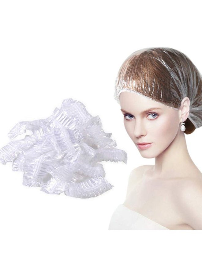 50-Piece  Shower Cap Set Clear 8x6x2cm - Image 2