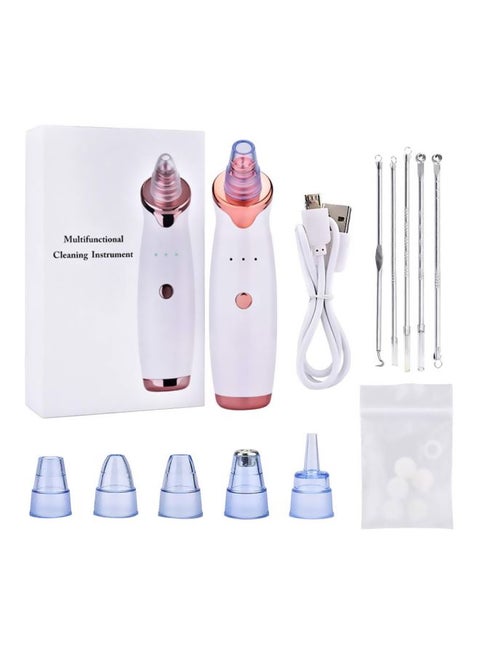 Portable Electric Blackhead Suction Device Rose Gold 19.5 x 4.5 x 9.5cm