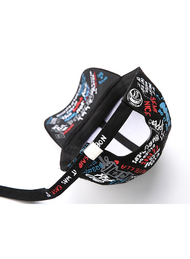 Generic Graffiti All-Matching Baseball Cap Black  - Image 2