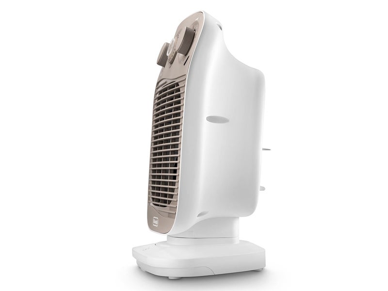 ديلونجي - مدفأة مروحة للغرفة بقدرة 2400 وات مزودة بمؤقت 2400.0 W HFS50F24 بيج - Image 1