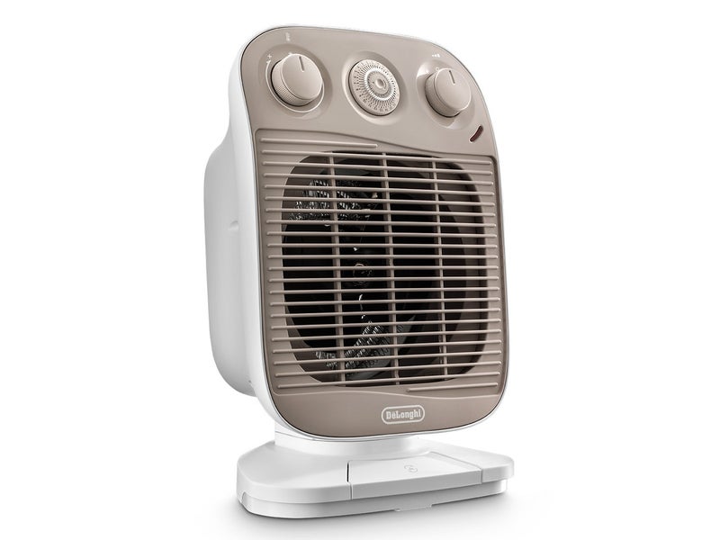ديلونجي - مدفأة مروحة للغرفة بقدرة 2400 وات مزودة بمؤقت 2400.0 W HFS50F24 بيج - Image 1