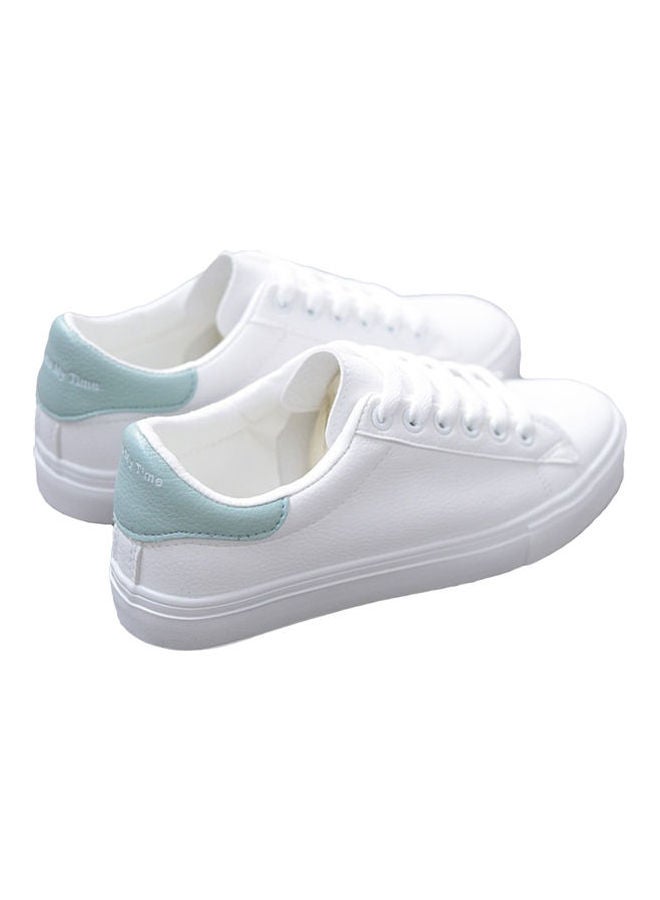 Anti-slip Flat Lace up Sports Sneakers Sky Blue  - Image 1