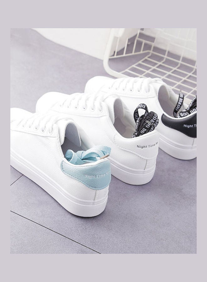 Anti-slip Flat Lace up Sports Sneakers Sky Blue  - Image 2