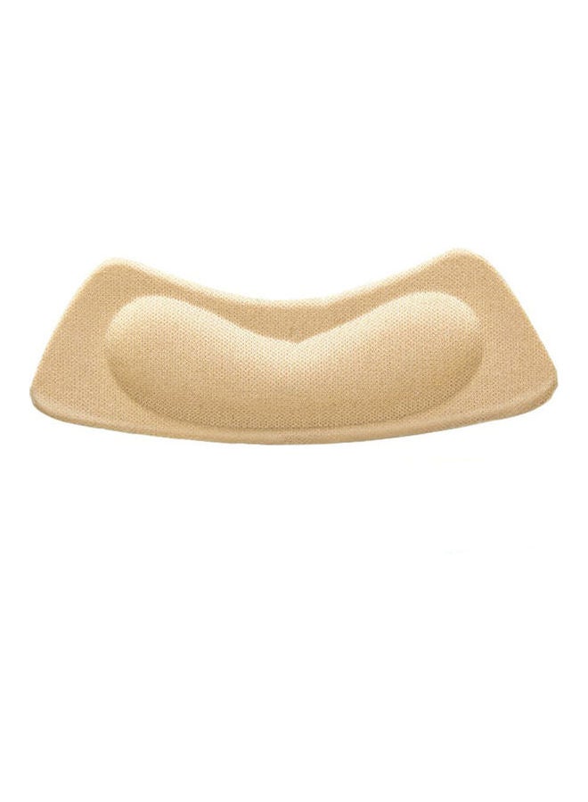 Generic - 1Pair Thick Heel Grip Pain Relief Cushions Shoe Insoles Foot Care Protector Pads Brown - Image 1