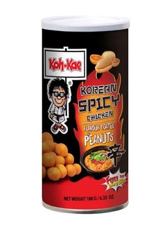 Korean Spicy Chicken Flavour Coated Peanuts Snack 180grams