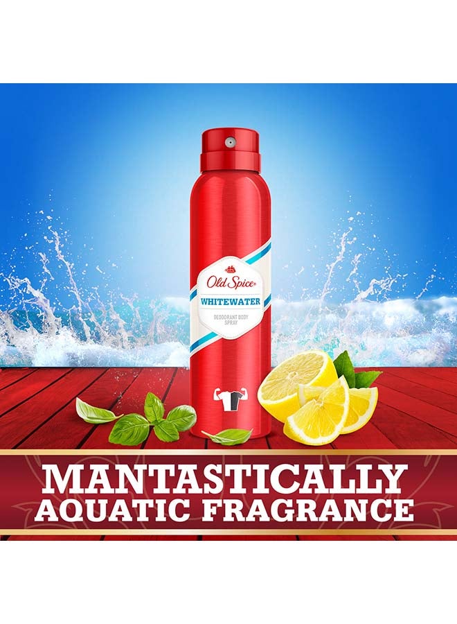 أولد سبايس بخاخ جسم مزيل عرق برائحة وايت وتر، مجموعة من 6 قطع 150ملليلتر - Image 3