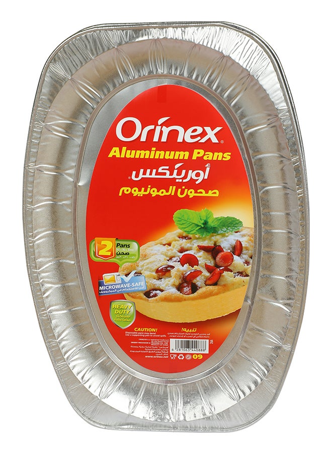 أورينيكس غطاء مقالي من الألومنيوم مكون من قطعتين باللون الأبيض  - Image 1
