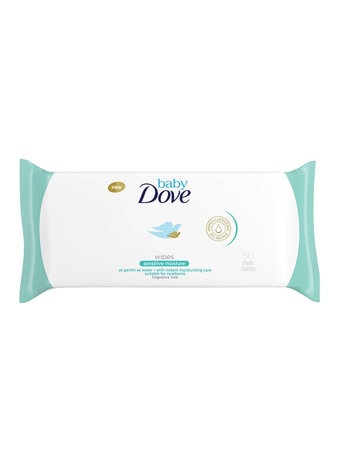 50 Sensitive Moisture Baby Wipes