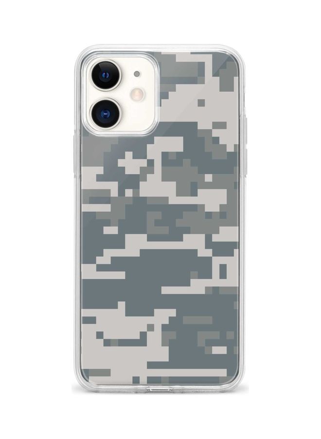Stylizedd Digital Camo Printed Protective Case Cover For Apple iPhone 12 Mini Grey  - Image 1