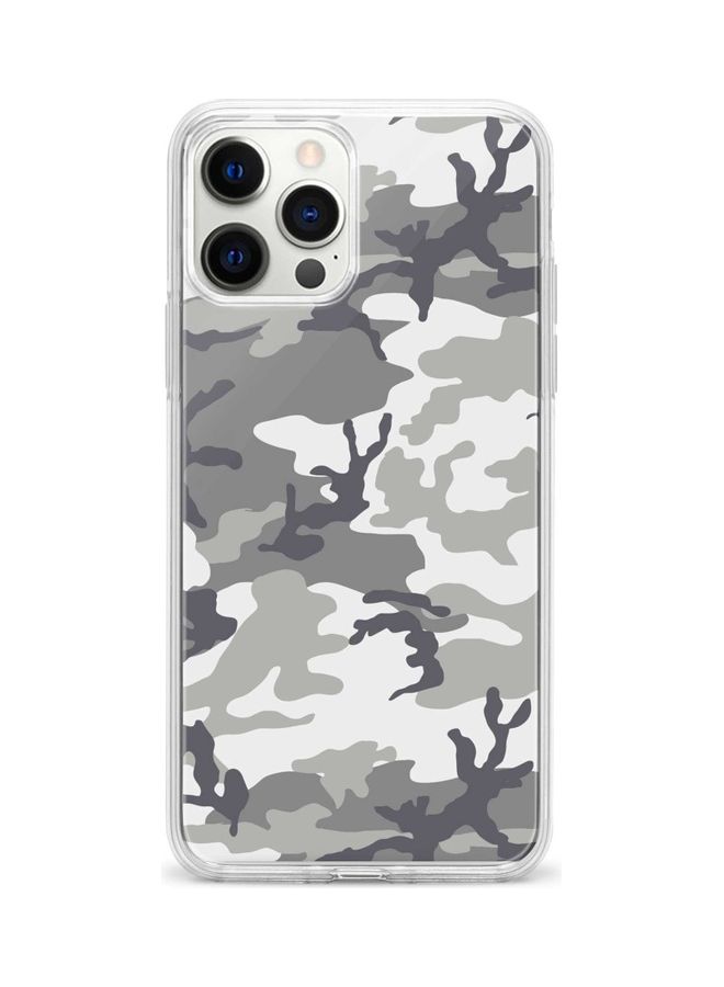 Stylizedd Artic Camo Printed Case For Apple iPhone 12 Pro Max Grey - Image 1