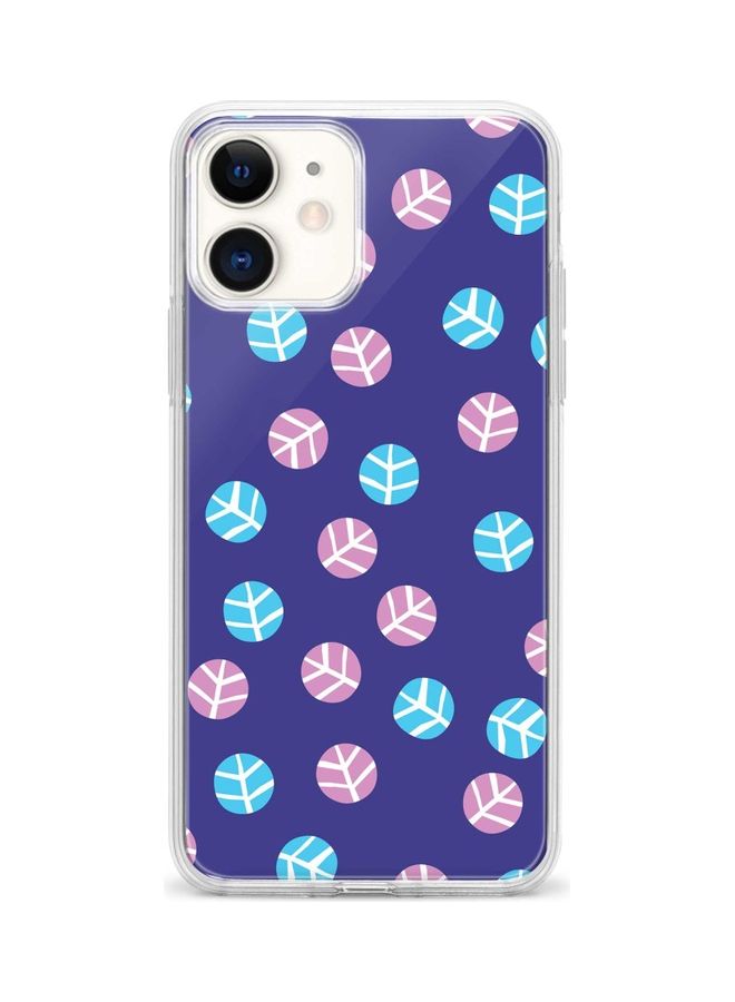 Stylizedd Bubbly Flakes Printed Protective Case Cover For Apple iPhone 12 Mini Purple/Blue/Pink - Image 1