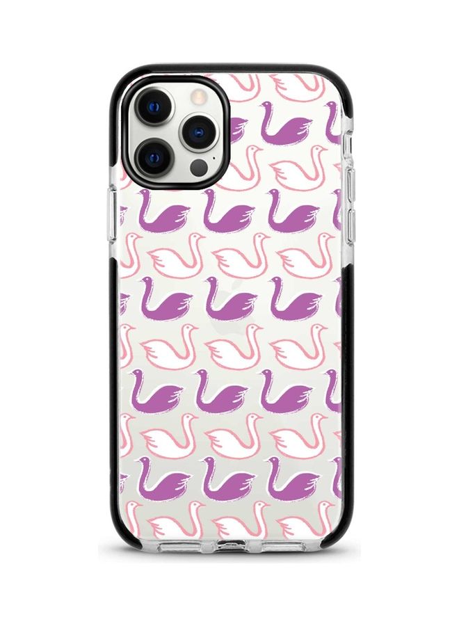 Stylizedd Protective Case Cover For Apple iPhone 12/12 Pro Swan Story - Image 1