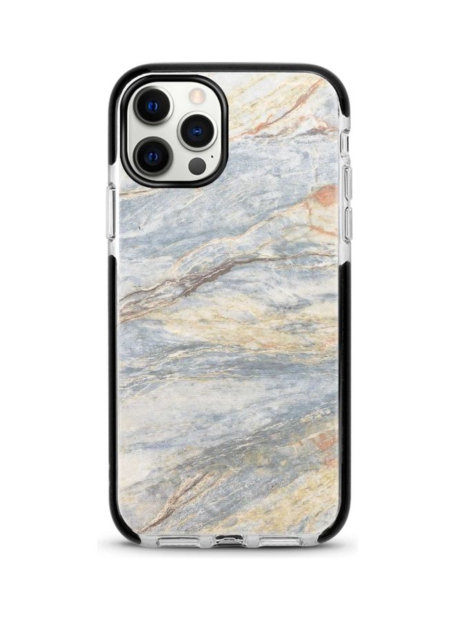 Stylizedd Protective Case Cover For Apple iPhone 12/12 Pro Marble Grey Classic - Image 1