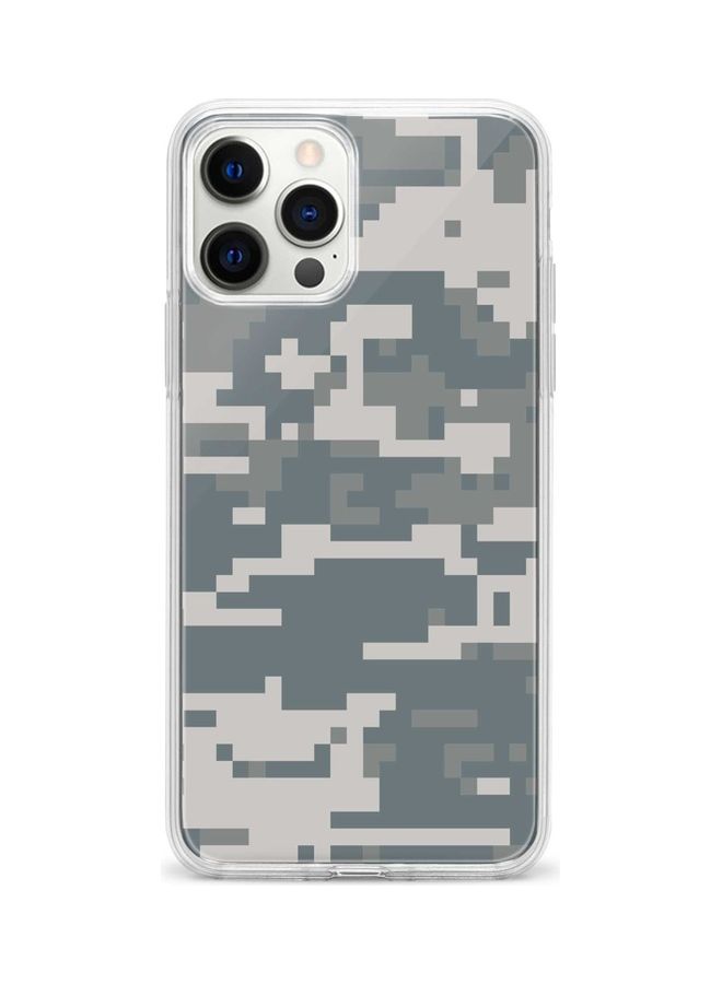 Stylizedd Digital Camo Printed Case For Apple iPhone 12 Pro/iPhone 12 Grey  - Image 1