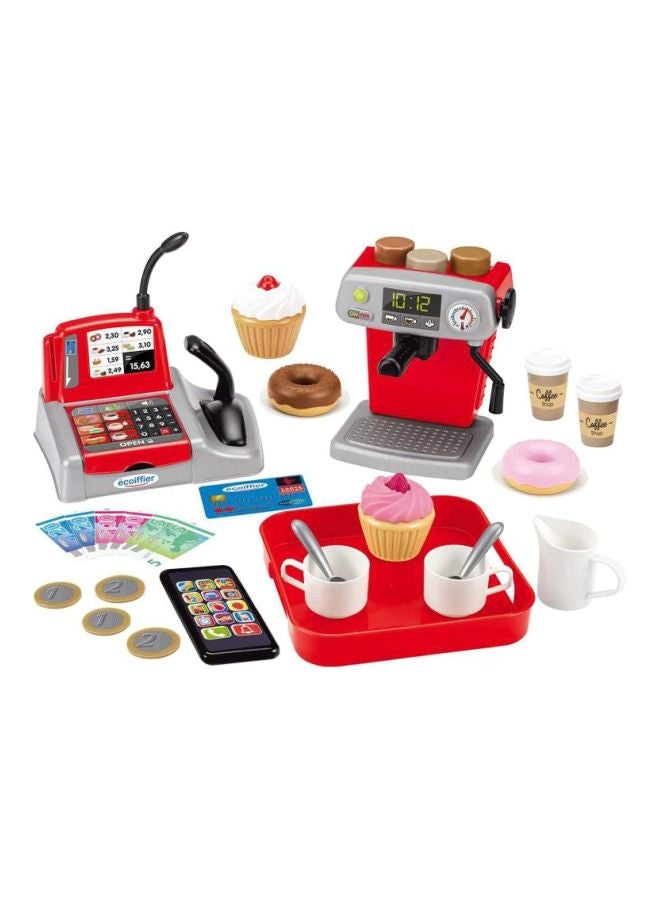 ecoiffier - 33-Piece Coffee Shop Set - Image 1