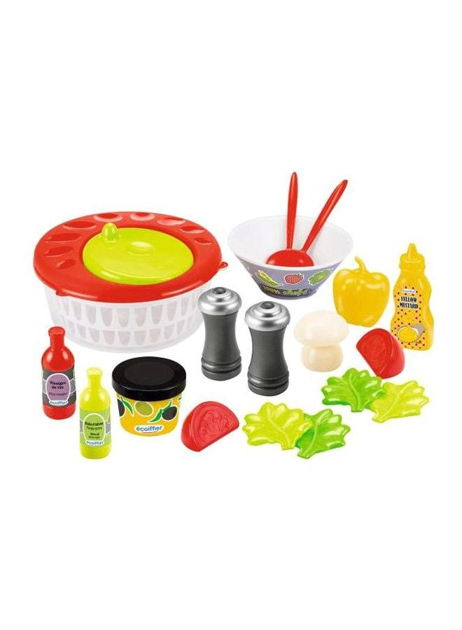 ecoiffier 21-Piece Mixed Salad Kitchen Set - Image 1