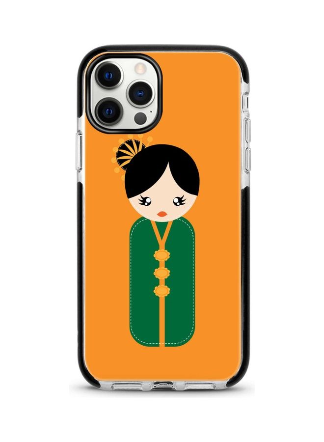 Stylizedd Protective Case Cover For Apple iPhone 12 Pro/12 Japanese Doll - Image 1