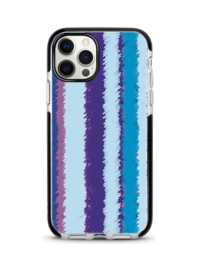 ستايلايزد غطاء حماية واقٍ لجهاز أبل آيفون 12 برو/12 خطوط البنفسج - Image 1