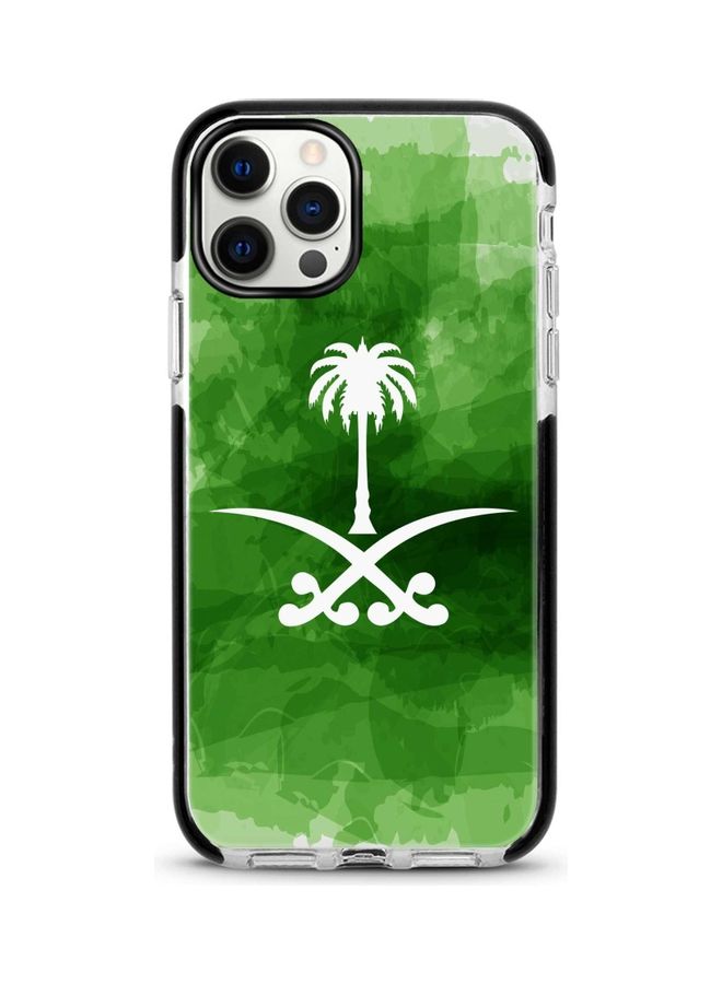 ستايلايزد غطاء حماية واقٍ لجهاز أبل آيفون 12 برو/12 شعار السعودية - Image 1