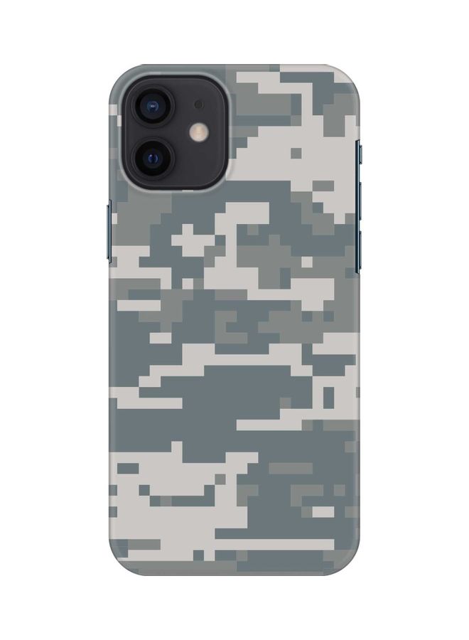 Stylizedd - Digital Camo Printed Case For Apple iPhone 12 Mini Grey - Image 1