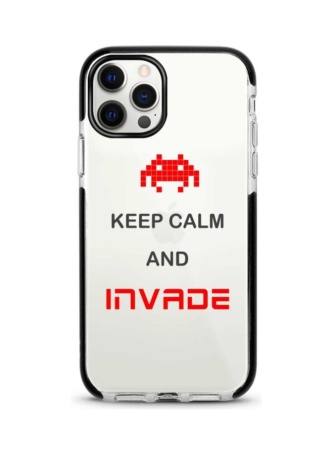 Stylizedd Protective Case Cover For Apple iPhone 12 Pro/iPhone 12 Keep Calm And Invade - Image 1