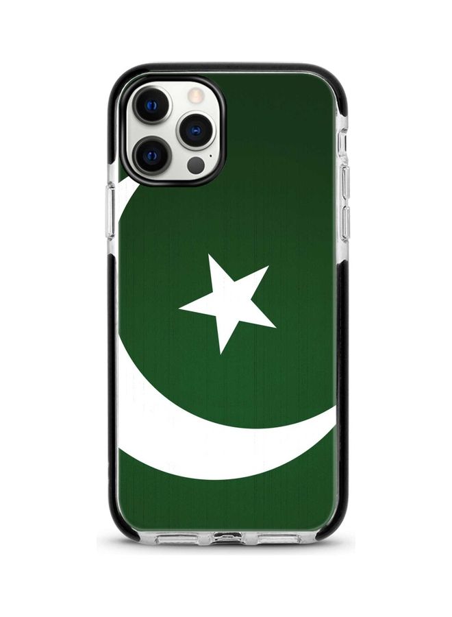 ستايلايزد غطاء حماية واقٍ لجهاز أبل آيفون 12 برو/آيفون 12 علم باكستان - Image 1